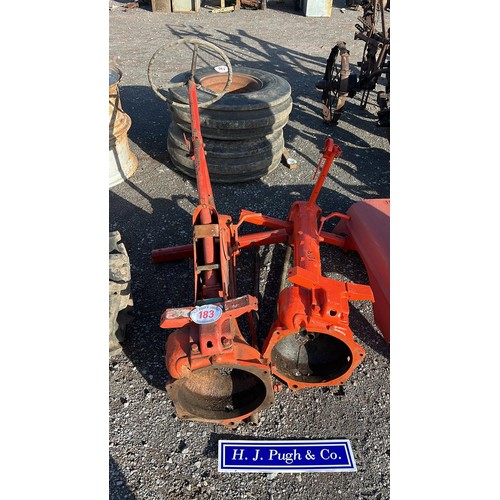 183 - Allis Chalmers B torque tube and torque tube with steering box