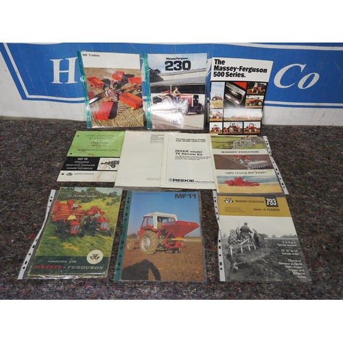 177 - Massey Ferguson sales brochures to include 230 tractor and 793 series of ploughs