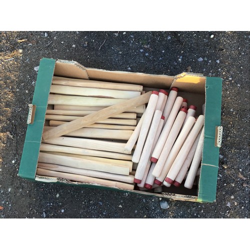 977 - Box of small tool handles