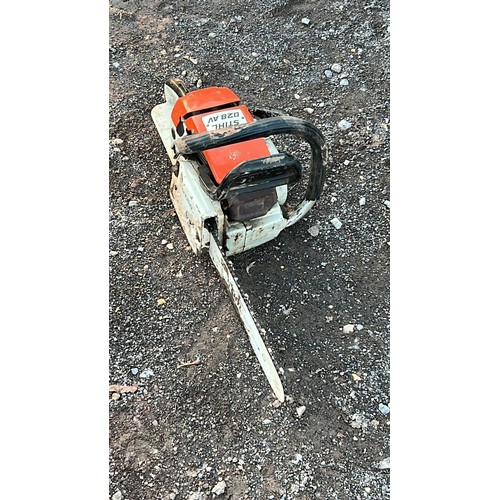 1200 - Stihl 028 chainsaw
