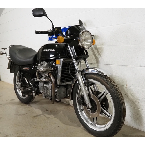 1030 - Honda CX500 motorcycle. 1981. 496cc
Engine runs and gears select but will need recommissioning. Curr... 