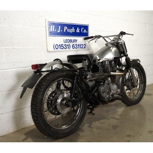 912 - Royal Enfield Bullet trials motorcycle. 1992. 499cc
Frame No. 2B51694F
Engine No. 2B51694F
Runs and ... 