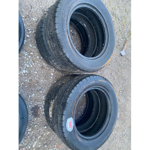 160 - Tyres 255/60/8 - 4