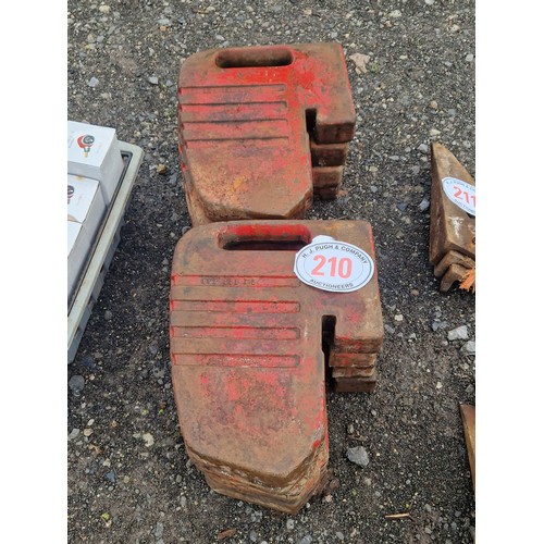 210 - Massey Ferguson front slab weights - 8