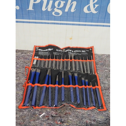 765 - 28 Piece punch and chisel set
