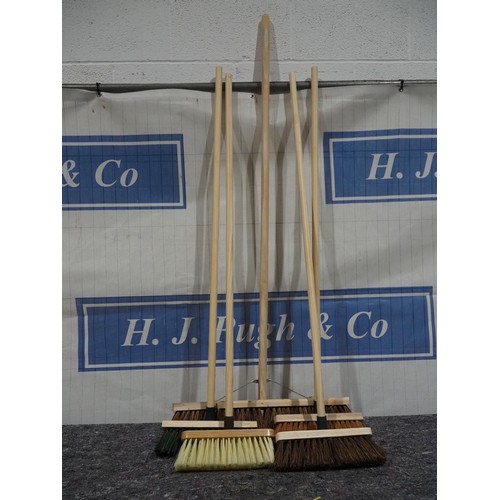 704 - Assorted brooms - 5