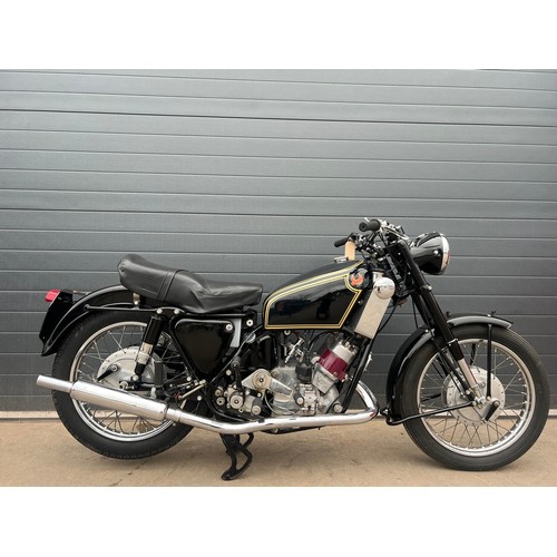 841 - Scott Red Squirrel motorcycle. 1957. 595cc. 
Frame No. S.1015
Engine No. DMS1015
Engine turns over w... 