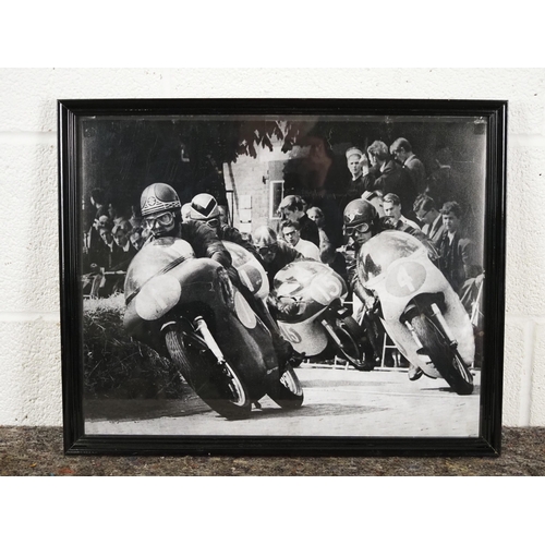 79 - Framed racing picture