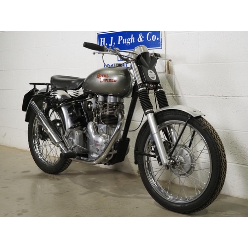 939A - Royal Enfield Bullet trials motorcycle. 1955. 347cc. 
Frame No. 35680
Engine No. G2/35680
Engine tur... 