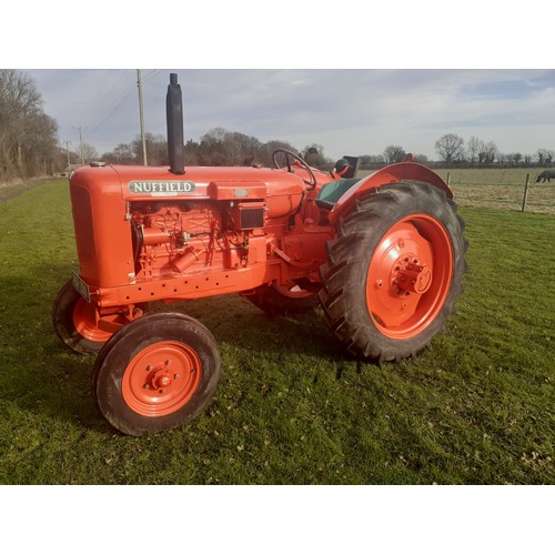 Nuffield Universal BMC diesel tractor. Serial no. DE1556. Older ...