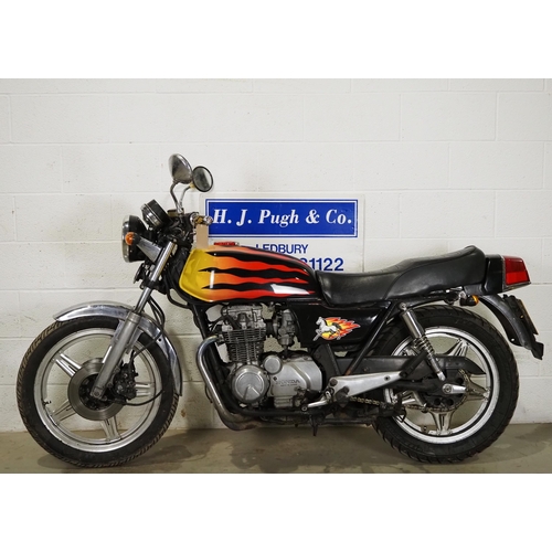 1047 - Honda CB650 motorcycle. 1979. 627cc
Frame No. RC03-2003039
Engine No. RC03F 002951
Part of a decease... 