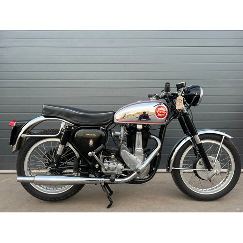 846 - BSA B31 motorcycle. 1955. 350cc. 
Frame No. CB31 1167
Engine No. BB31 525
Alloy wheels with stainles... 