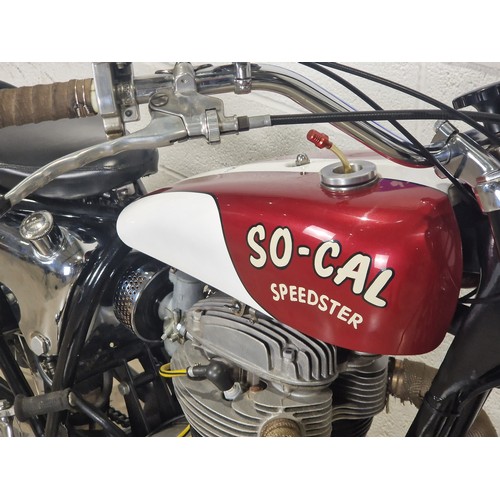 844 - BSA A65 So-Cal Speedster flat track motorcycle. 1972. 650cc.
Frame No. A657-16361
Engine No. A65LA31... 