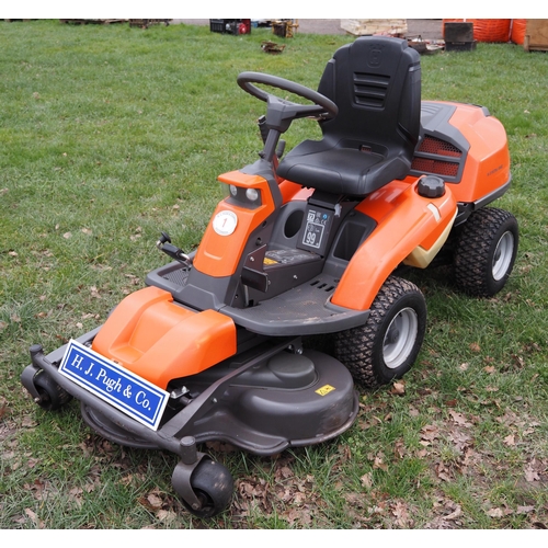 Husqvarna Rider 316TXS 4WD mower, 2016.  Showing 786 hours. Runs and works fine. Key in office