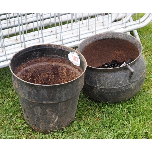 103 - Cast iron cauldrons - 2