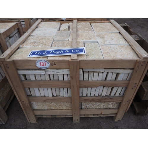 137 - Pallet of flagstones