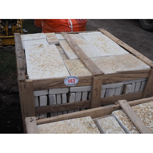 143 - Pallet of flagstones