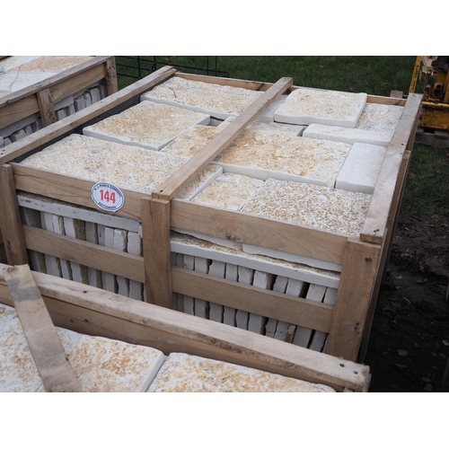 144 - Pallet of flagstones