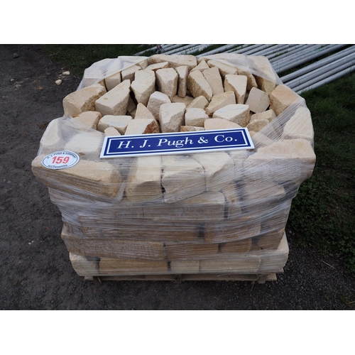 159 - Pallet of Cotswold stone bricks