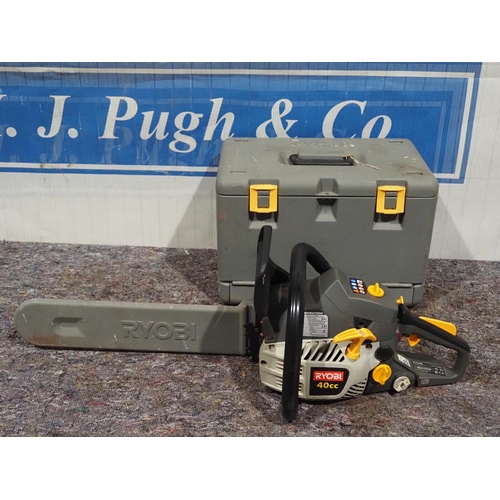 638 - Ryobi petrol chainsaw