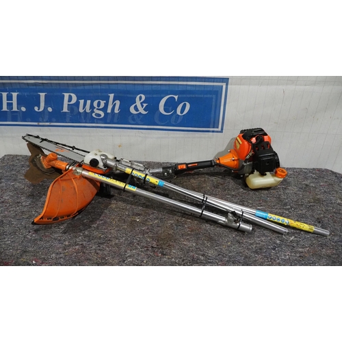 643 - Landmaster  multi tool with hedgecutter, strimmer and pruner attachments