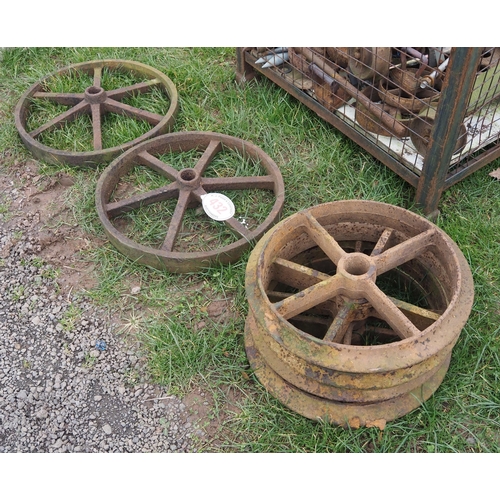 432 - Cast iron wheels - 6