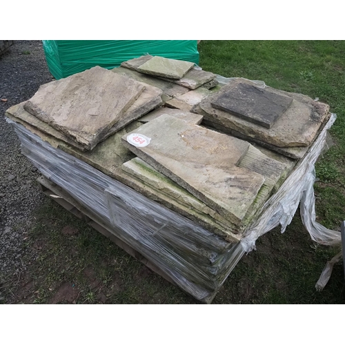 454 - Pallet of flagstones