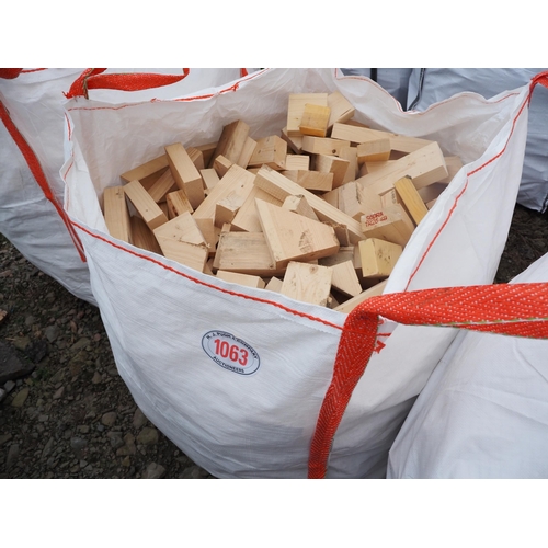 1063 - Split softwood offcuts