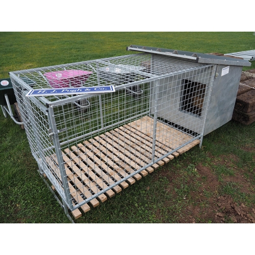 1222 - Dog kennel 7x3ft