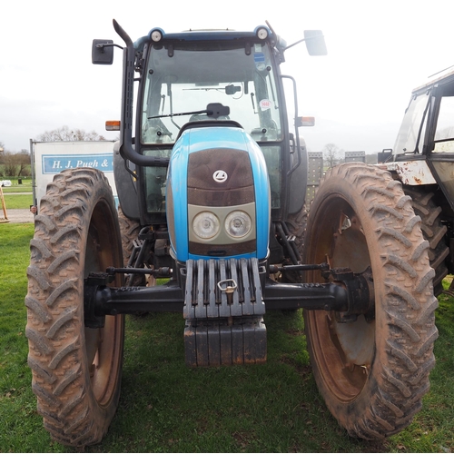 1448 - Landini Powerfarm 110 HC tractor. Runs and drives, fitted with front weights. Showing 4494 hours. Re... 