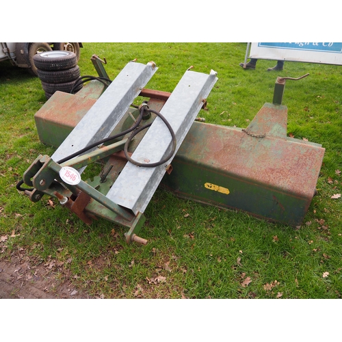 1546 - Sutton sweeper 8ft. To fit tractor or loadall