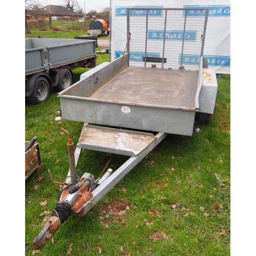 1571 - SGM tandem axle trailer 10ft x 5ft