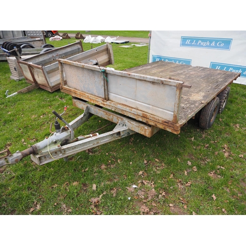 1579 - Twin axle trailer 10x6ft