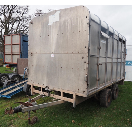 1585 - Ifor Williams DP1206G livestock trailer