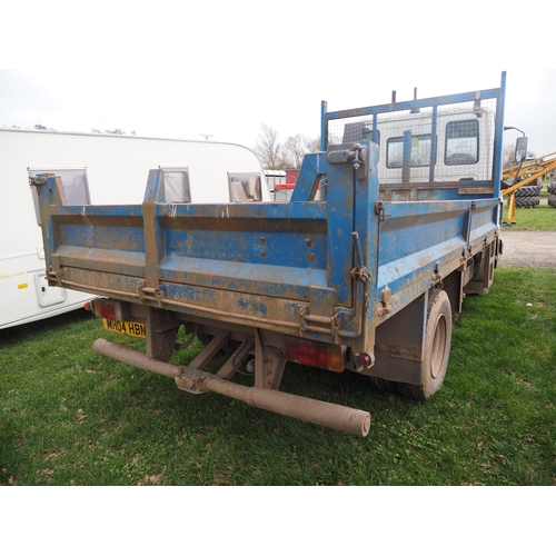 1596 - Iveco Eurocargo 7SE17 tipper lorry. Runs and drives. Tipper body in working order. MOT till end of F... 