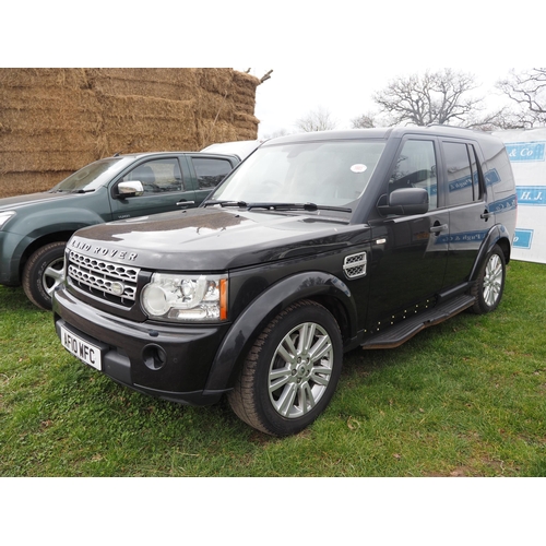 1603 - Land Rover Discovery 4 TDV6 HSC. Runs and drives. Automatic. 119,340 Miles. Reg. AF10 WFC. V5 and ke... 