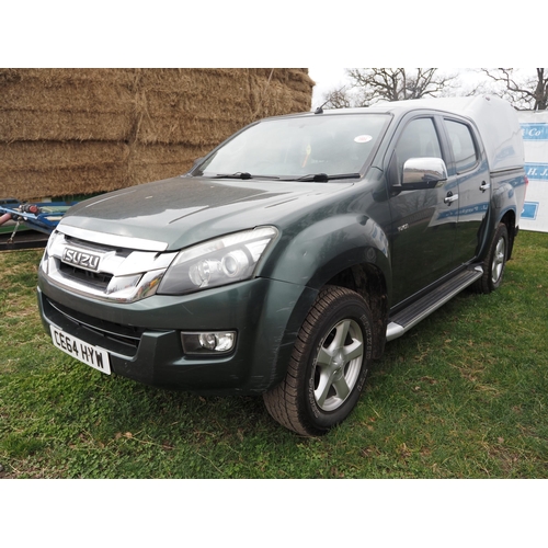 1604 - Isuzu Yukon D-Max 2.5L TD Twin Turbo double-cab pickup. Runs and drives. Manual. 95,623 Miles. Recen... 