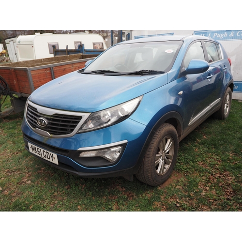 1638 - Kia Sportage 1.7 TDCI, 2011. Manual. 143,600 Miles. New brakes. MOT until 20/06/24. Reg. MK61 GDY. V... 