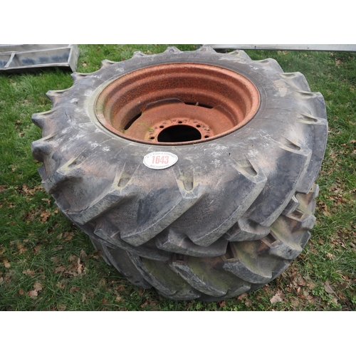 1643 - Wheels and tyres 14. 9-26 - 2
