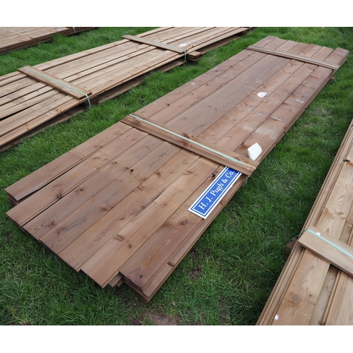 854 - Shiplap boards 3.9m x150x19 - 49