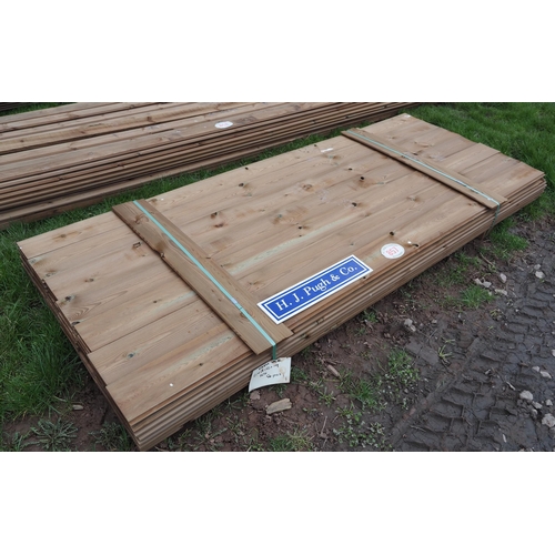 857 - Shiplap boards 2.4m x150x19 - 56