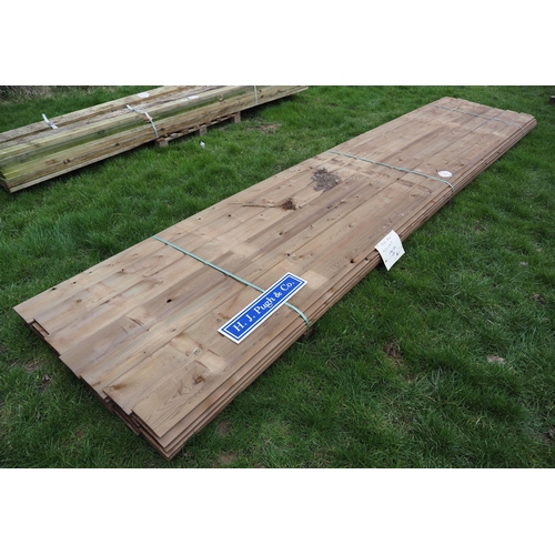 875 - Shiplap boards 4.8m x150x19 - 48