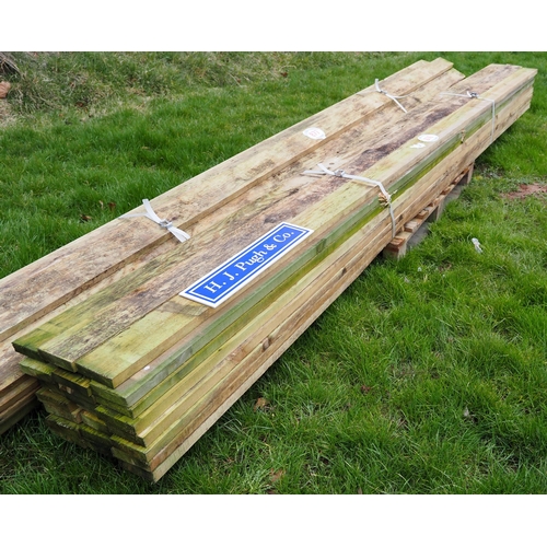 876 - Sawn timber 3.6m x100x25 - 24