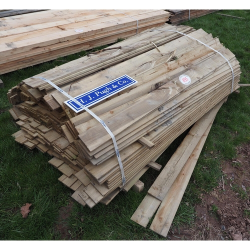 895 - Featheredge boards 1.65m x100x10 - approx. 100