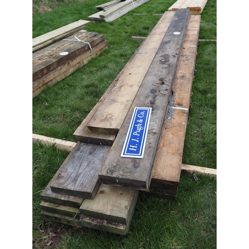 901 - Timber boards 4.2m x200x40 - 9 + 4.7m x230x50 - 6