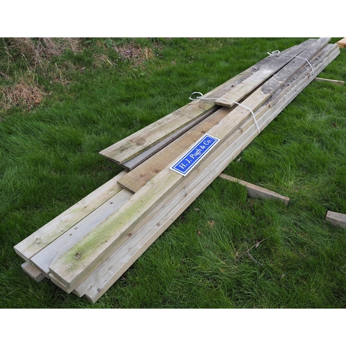 906 - Softwood timbers 4.8m x120x45 - 8 + others