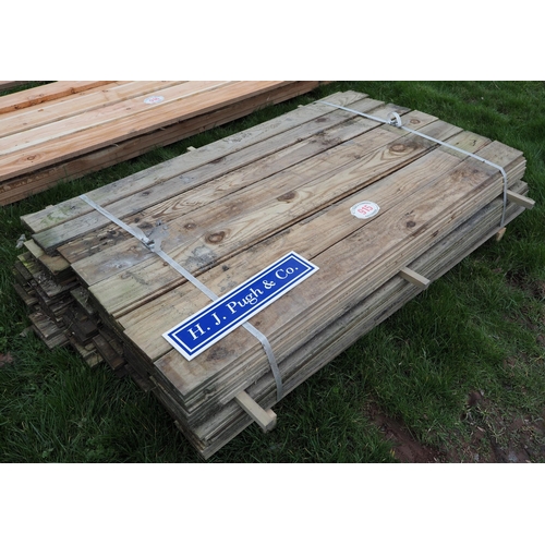 915 - Featheredge boards 1.65m x130x10 - 150