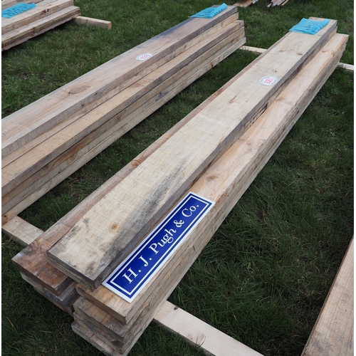 927 - Timber boards 2.4m x190x40 - 10