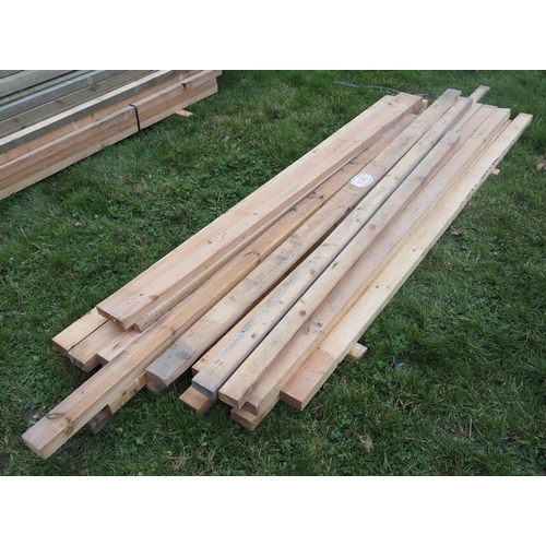 938 - Softwood timbers 2.3m x70x70 - 20