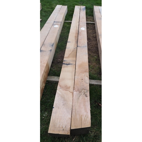 942 - Oak beams 3.7m x150x150 - 2